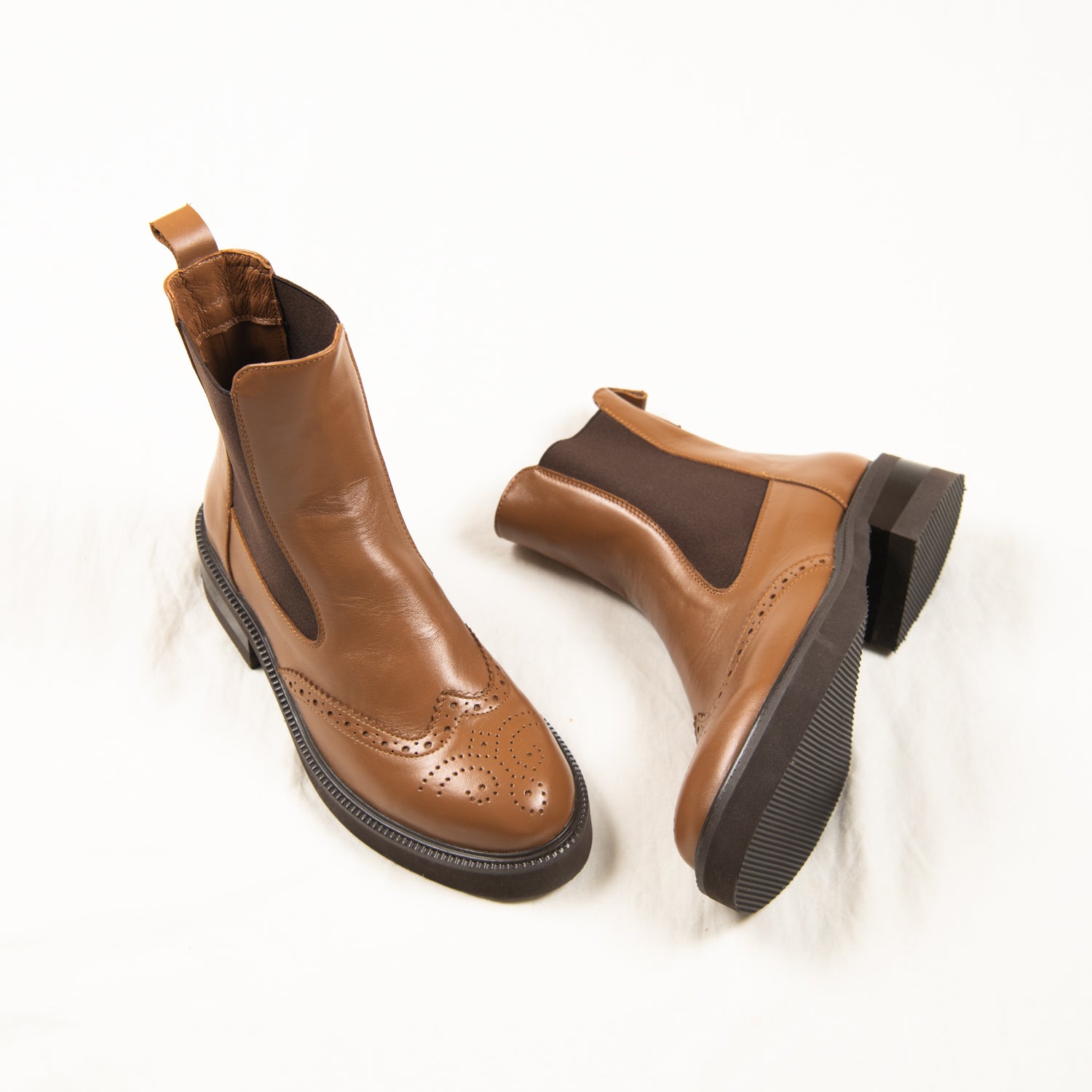 Chestnut Brogue Chelsea