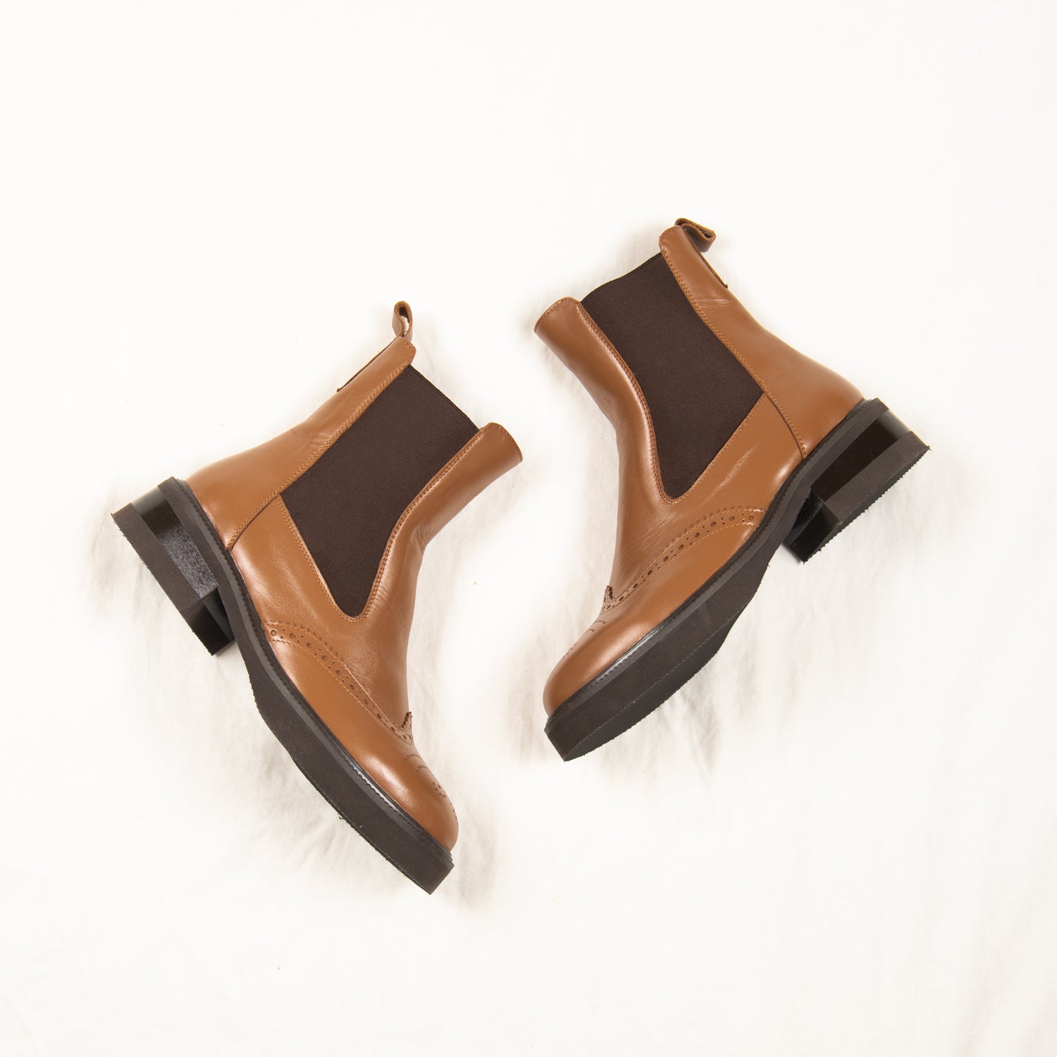 Chestnut Brogue Chelsea