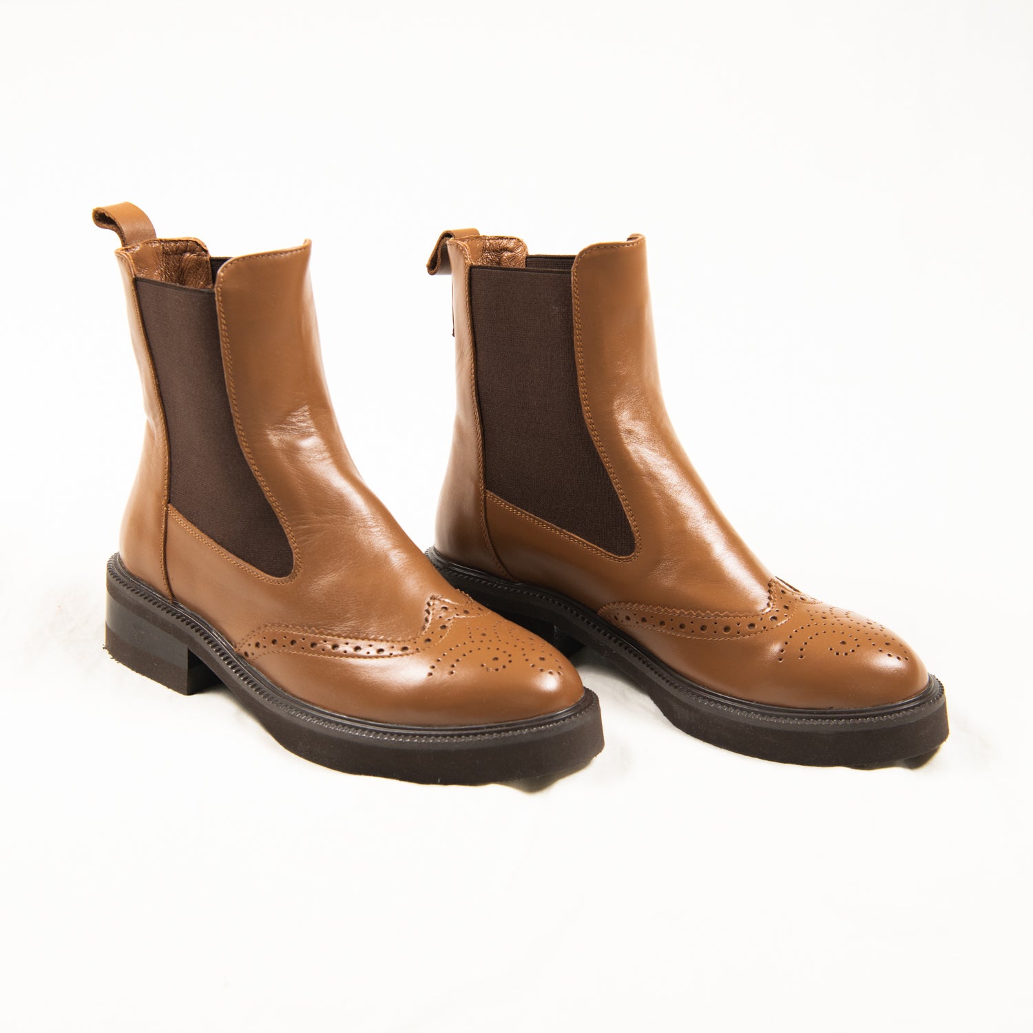 Chestnut Brogue Chelsea