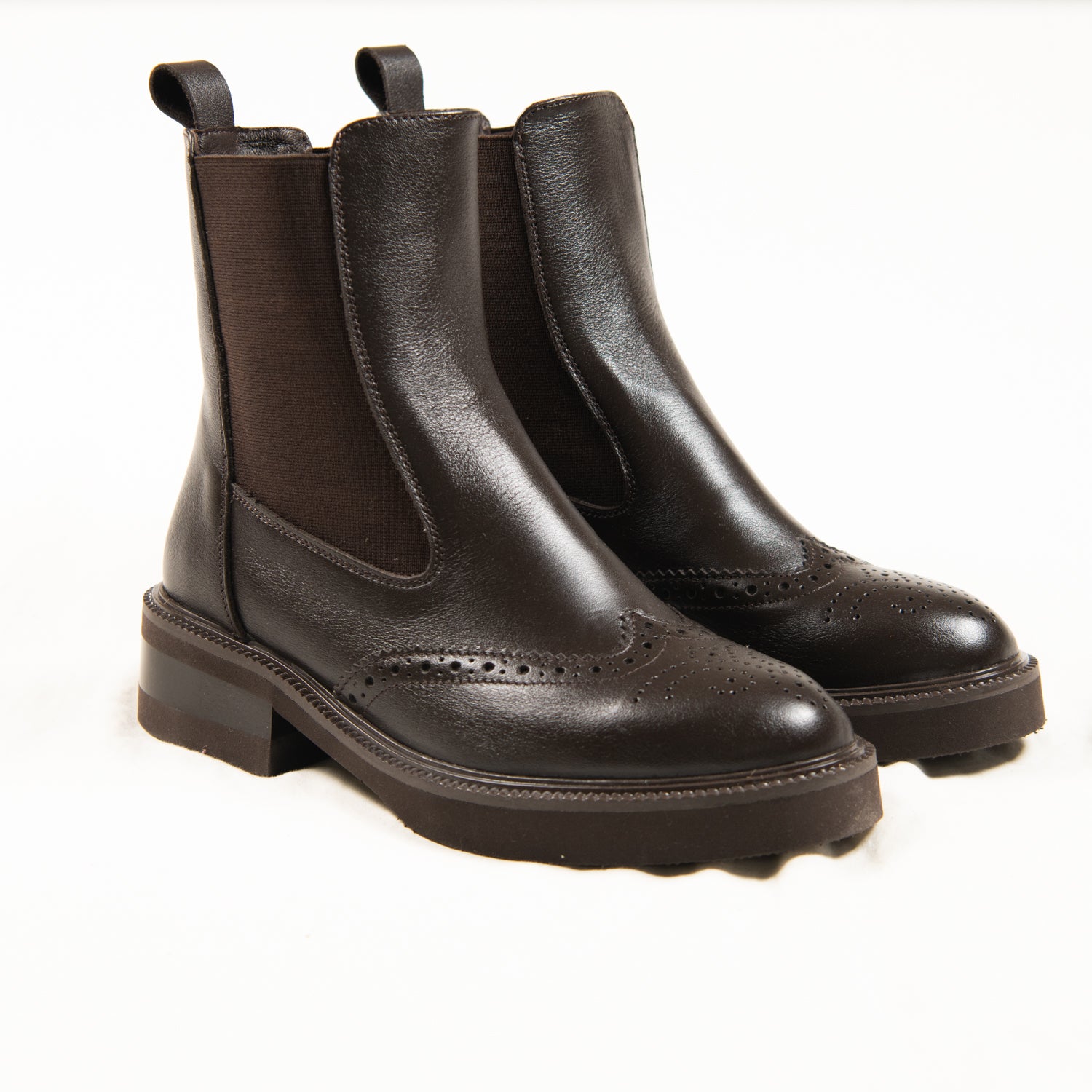 Espresso Brogue Chelsea