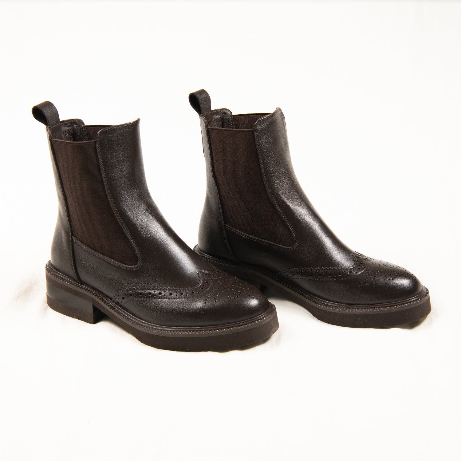 Espresso Brogue Chelsea