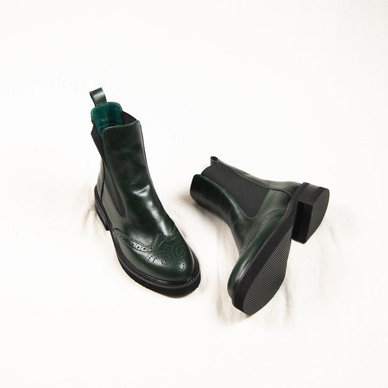 Emerald Brogue Chelsea