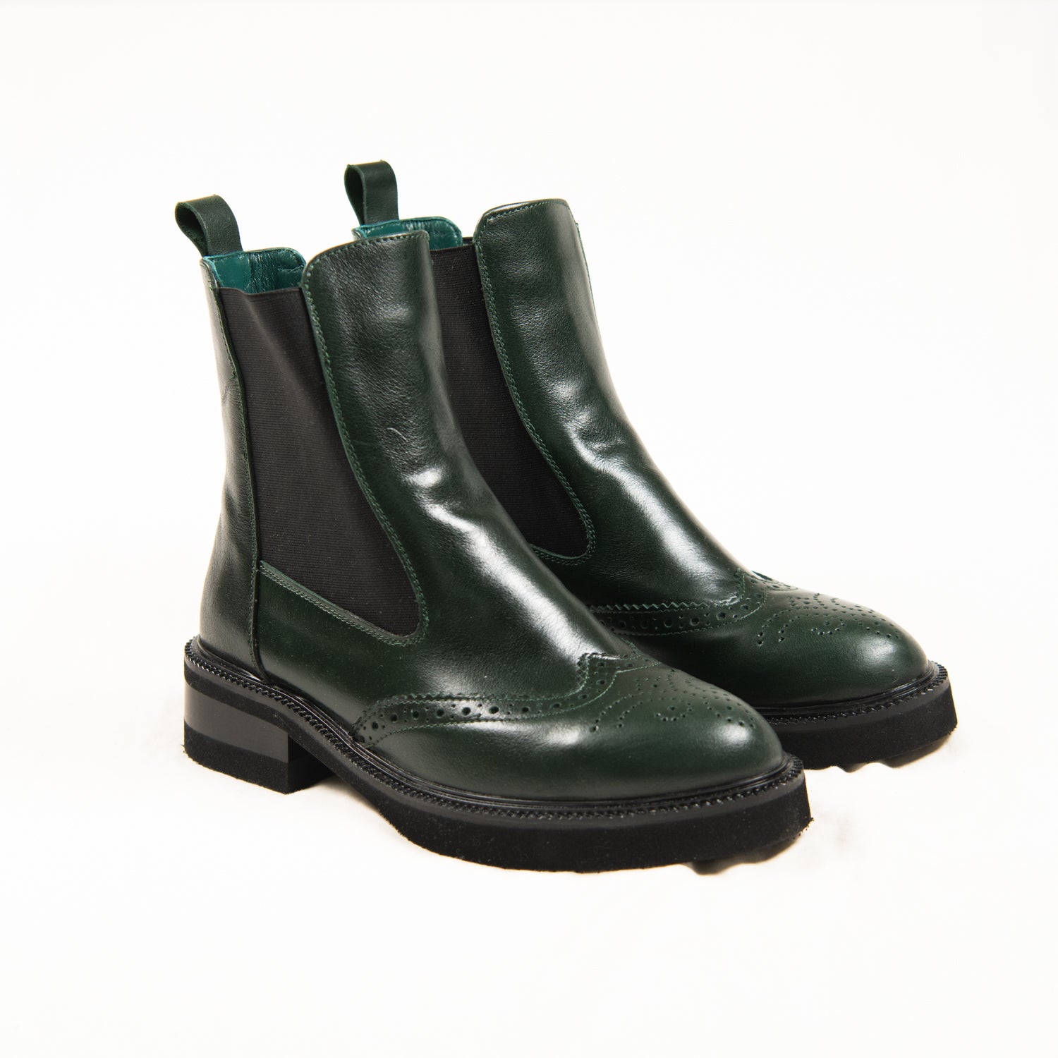 Emerald Brogue Chelsea