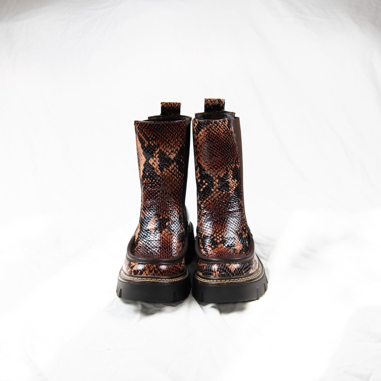 Bramble Python Chelsea Boots