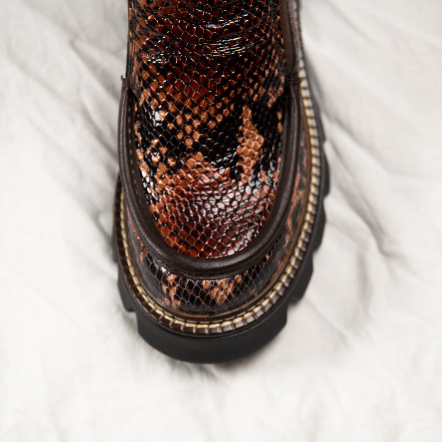 Bramble Python Chelsea Boots