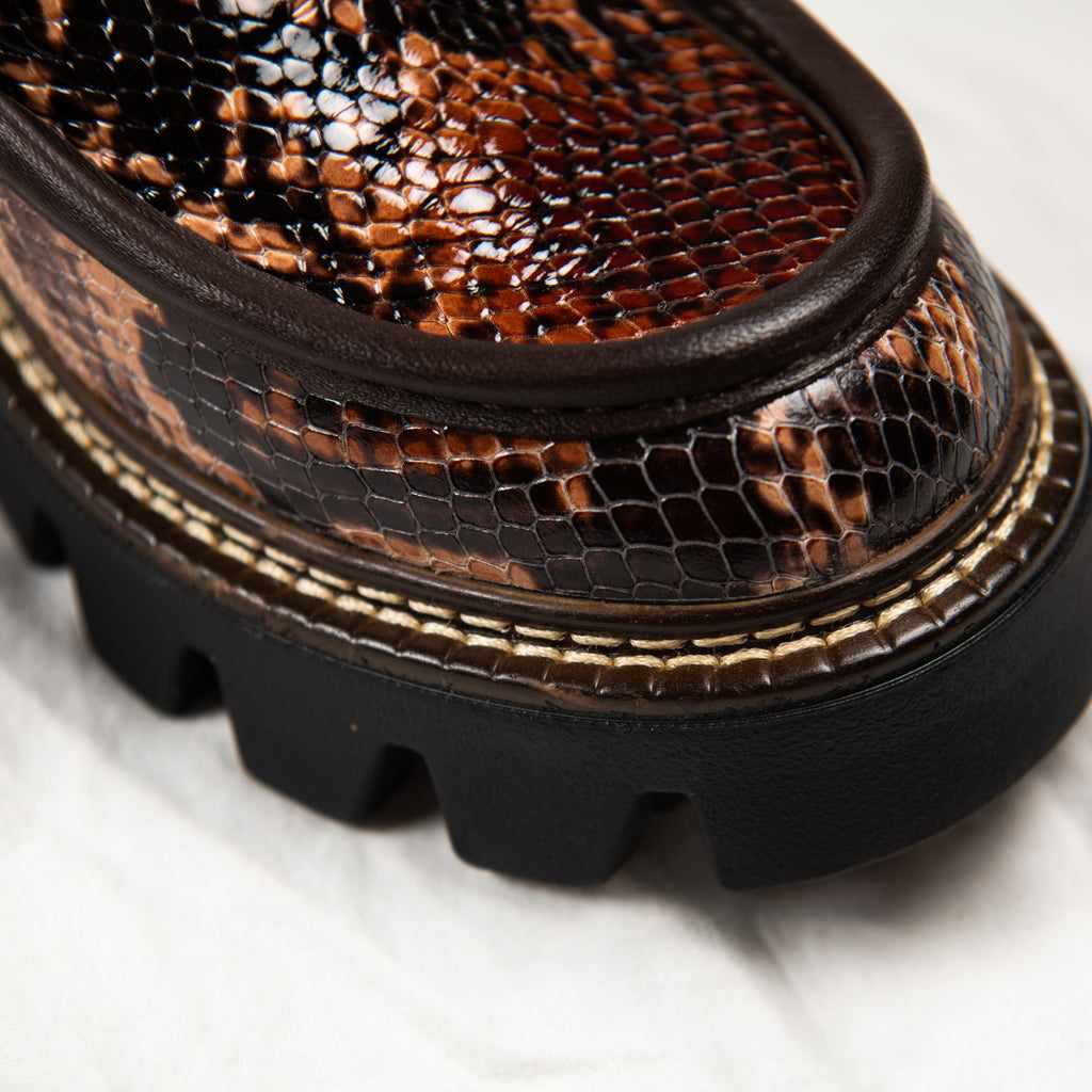 Bramble Python Chelsea Boots