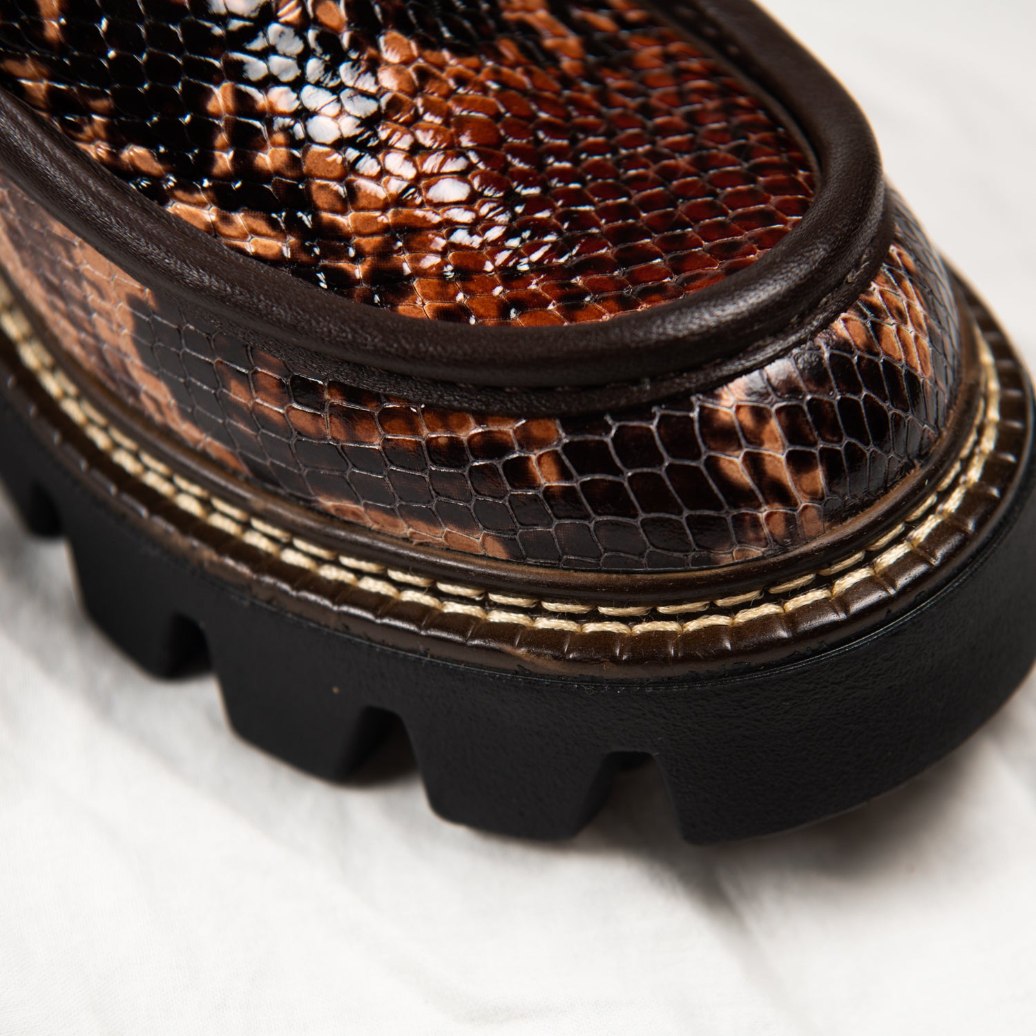 Bramble Python Chelsea Boots