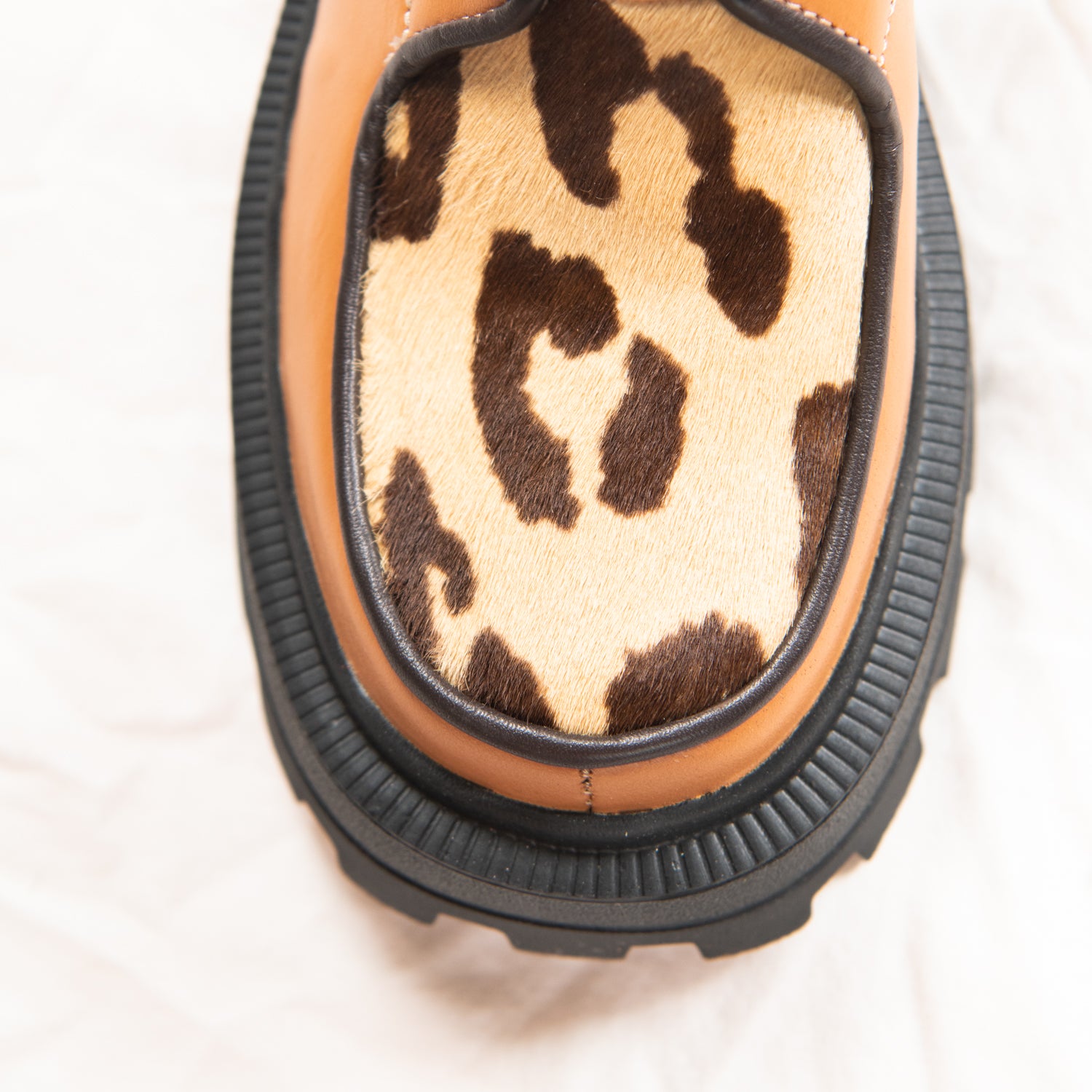 Toffee Leopard II - (brown piping)