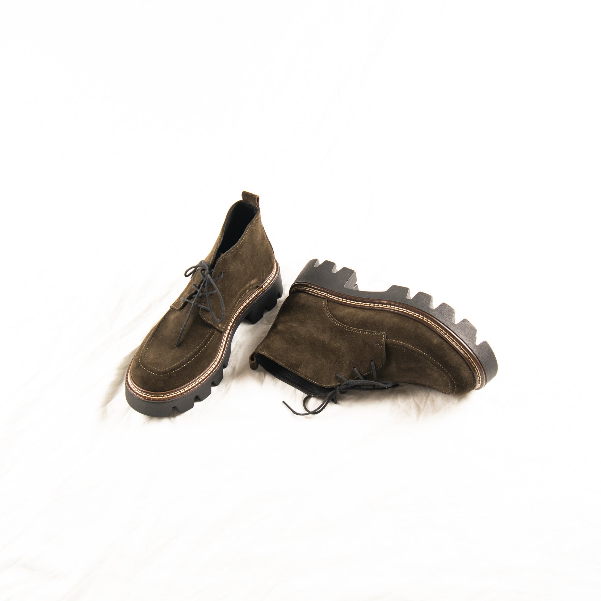 Olive Grove Lace-Ups