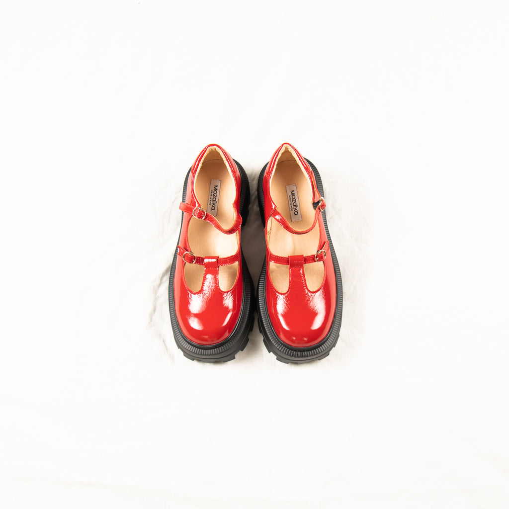 Cherry Bomb Mary Janes