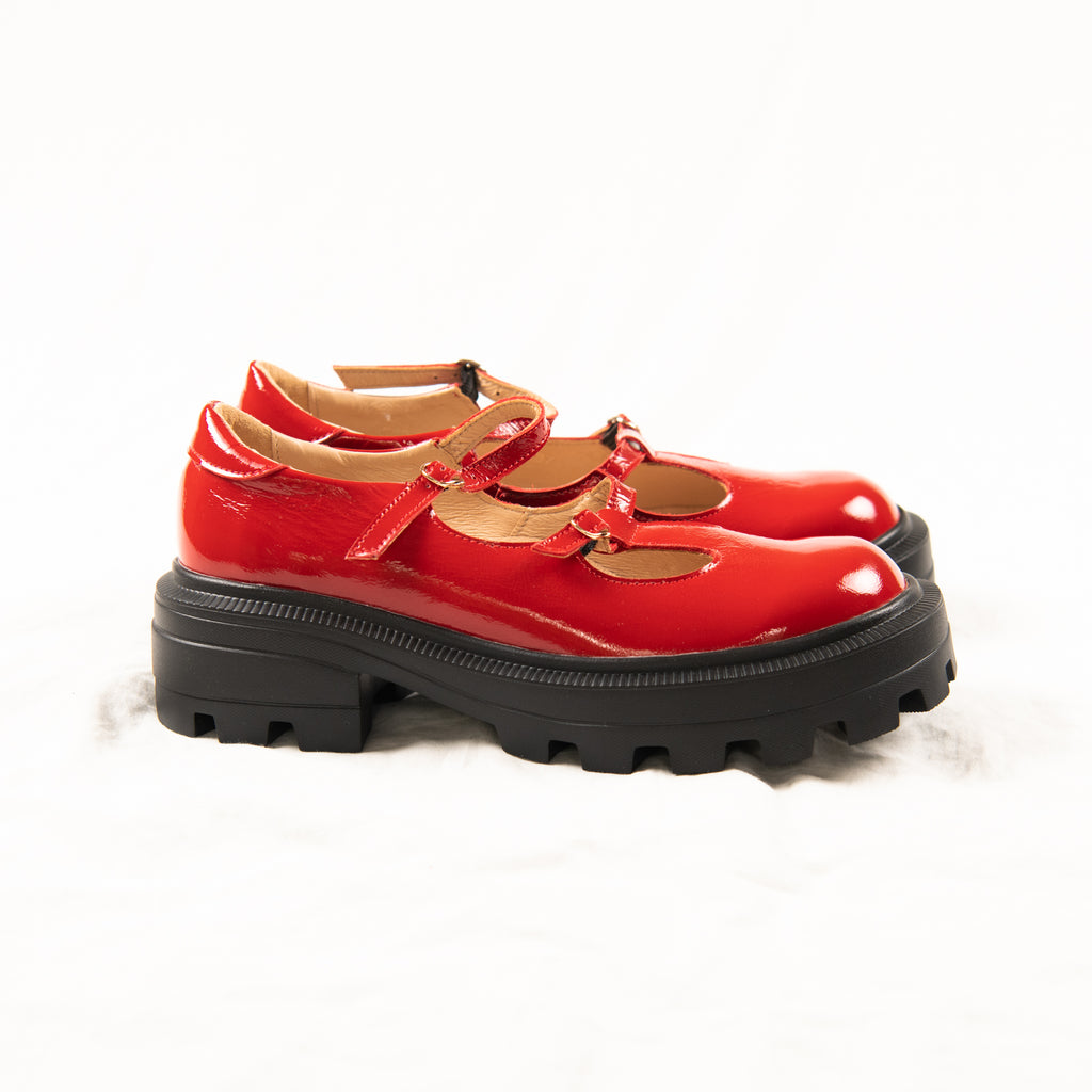 Cherry Bomb Mary Janes