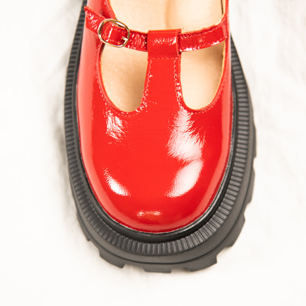 Cherry Bomb Mary Janes