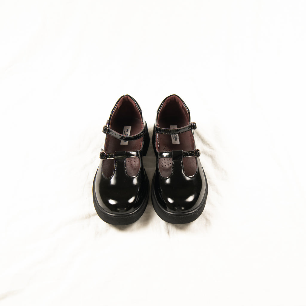 Blackout Mary Janes