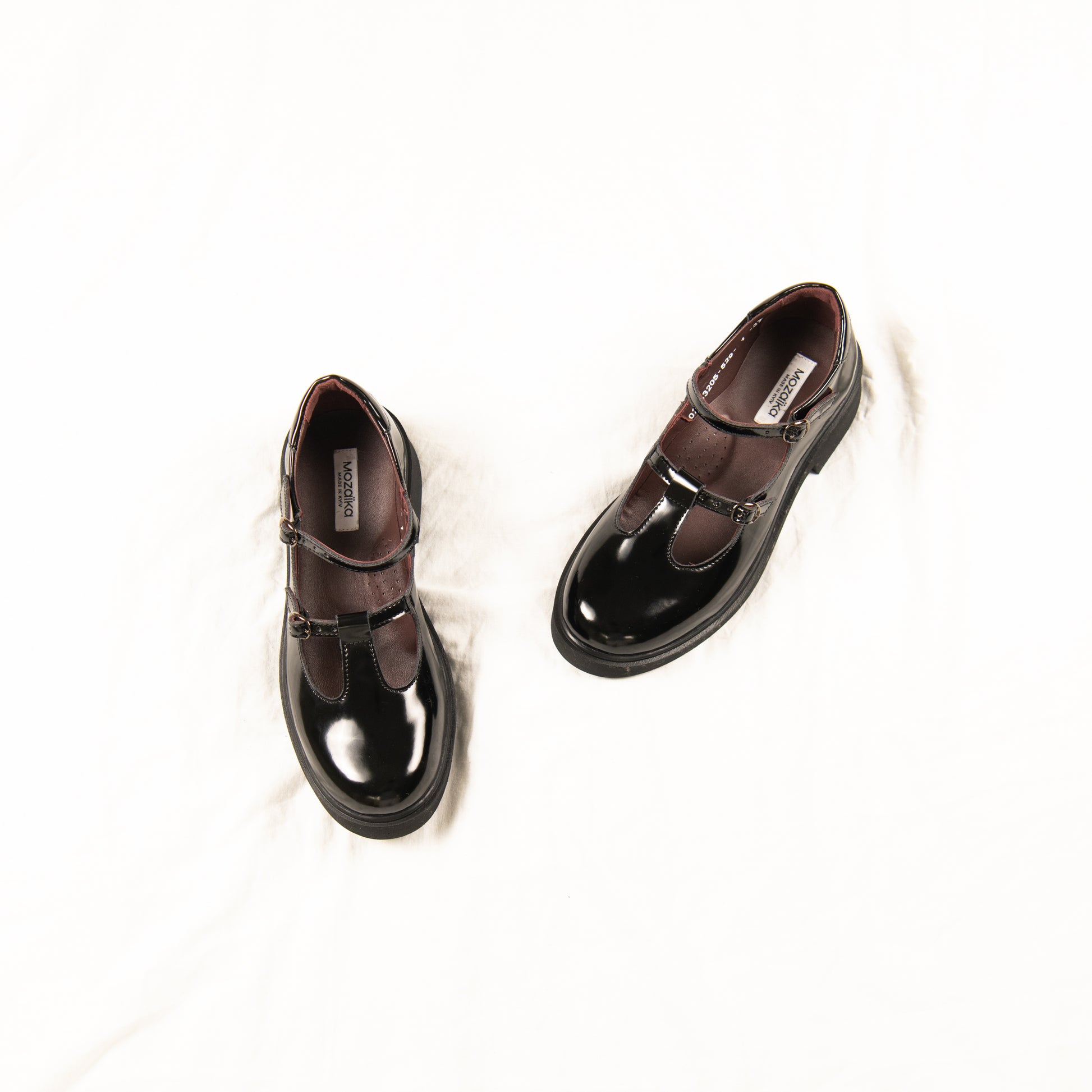 Blackout Mary Janes