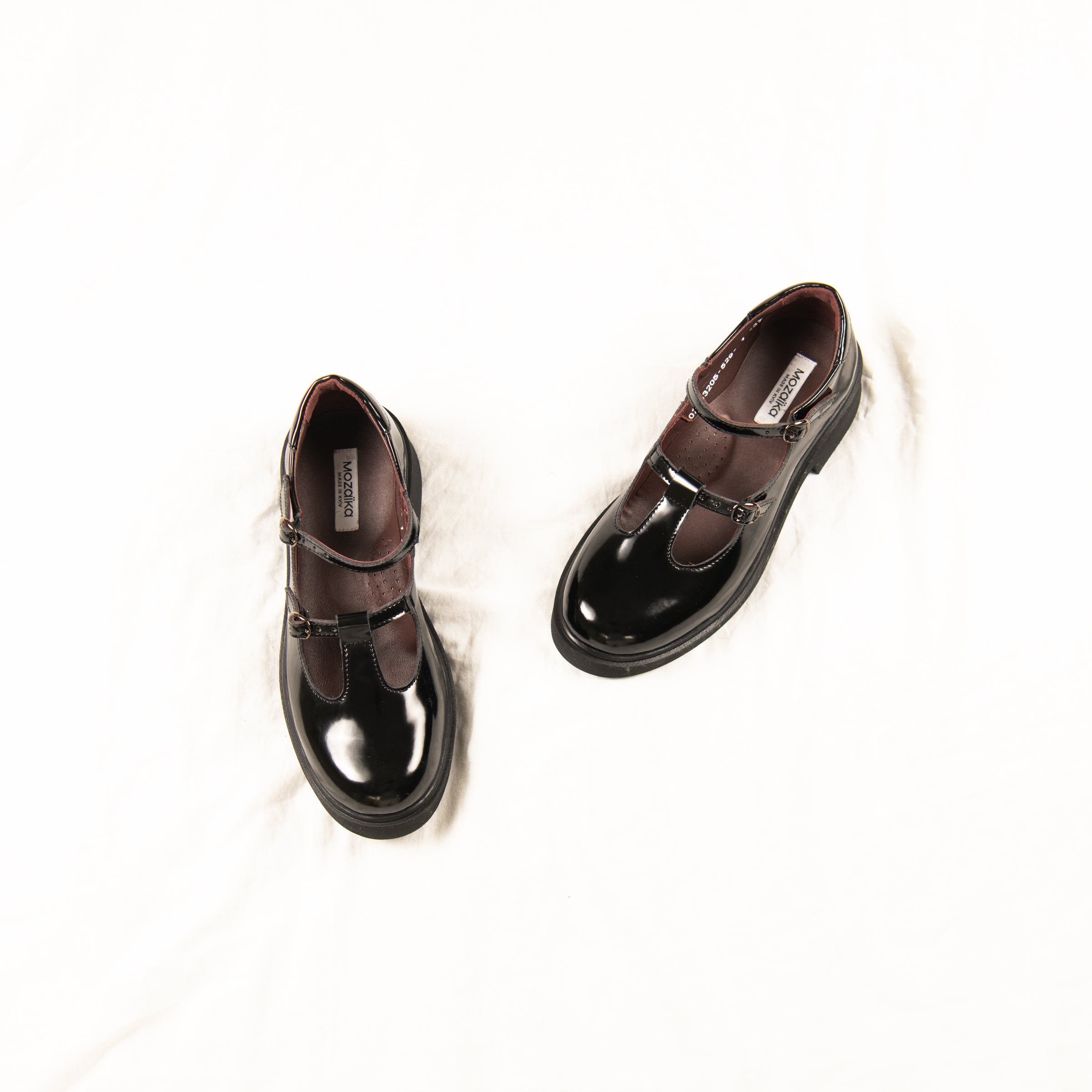 Blackout Mary Janes