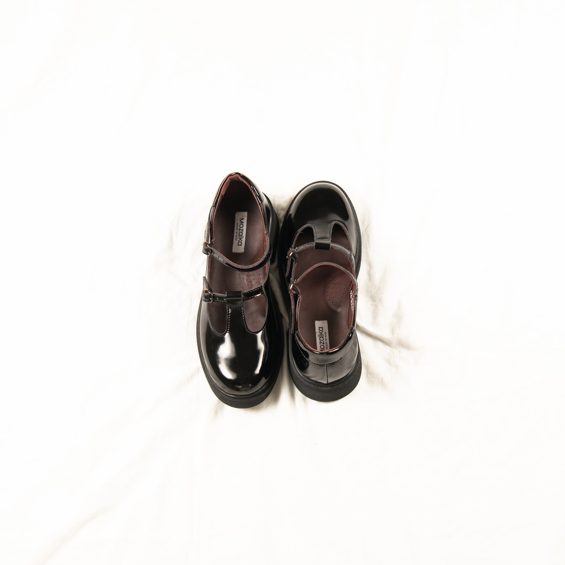 Blackout Mary Janes