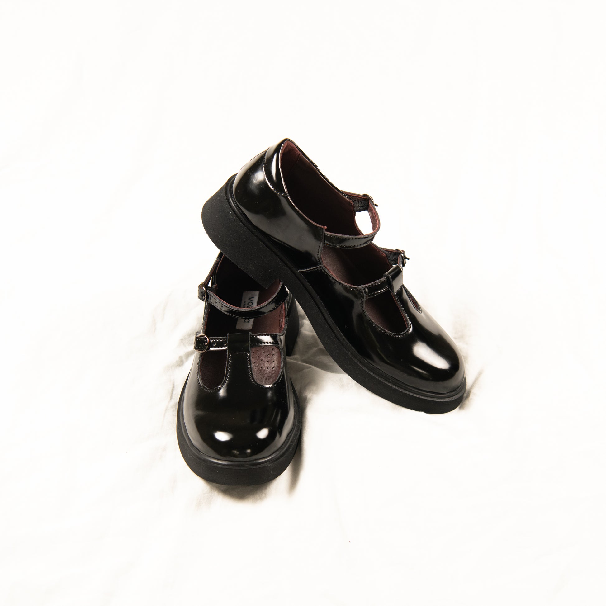 Blackout Mary Janes