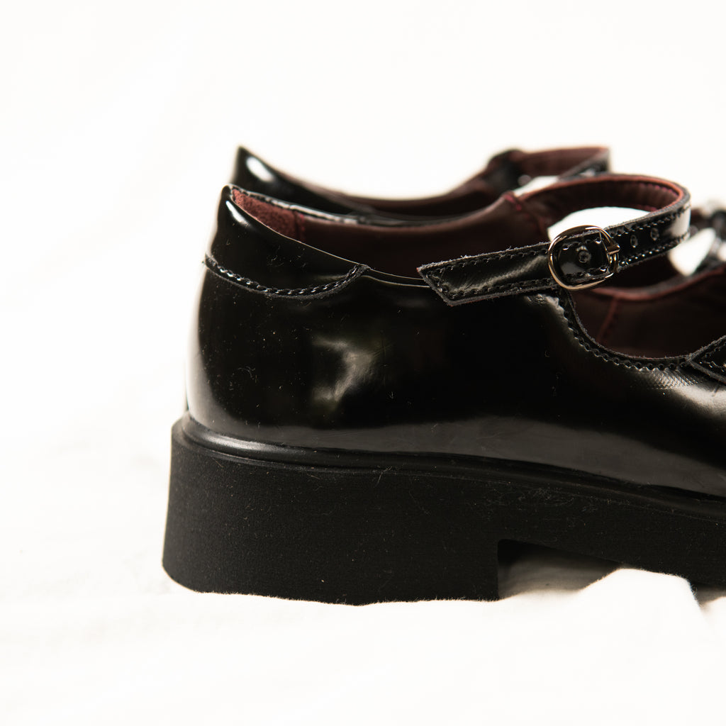 Blackout Mary Janes