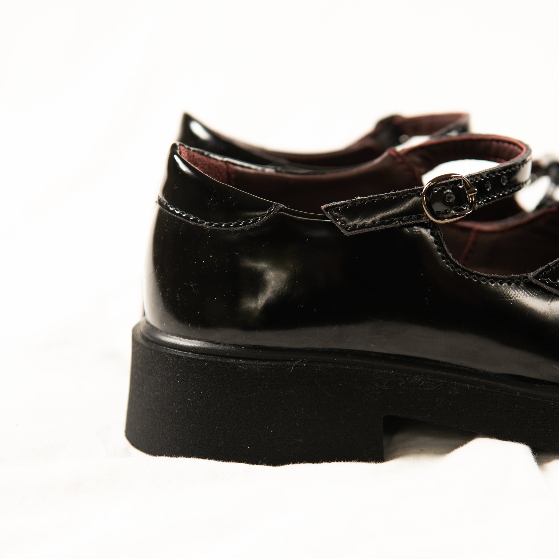Blackout Mary Janes