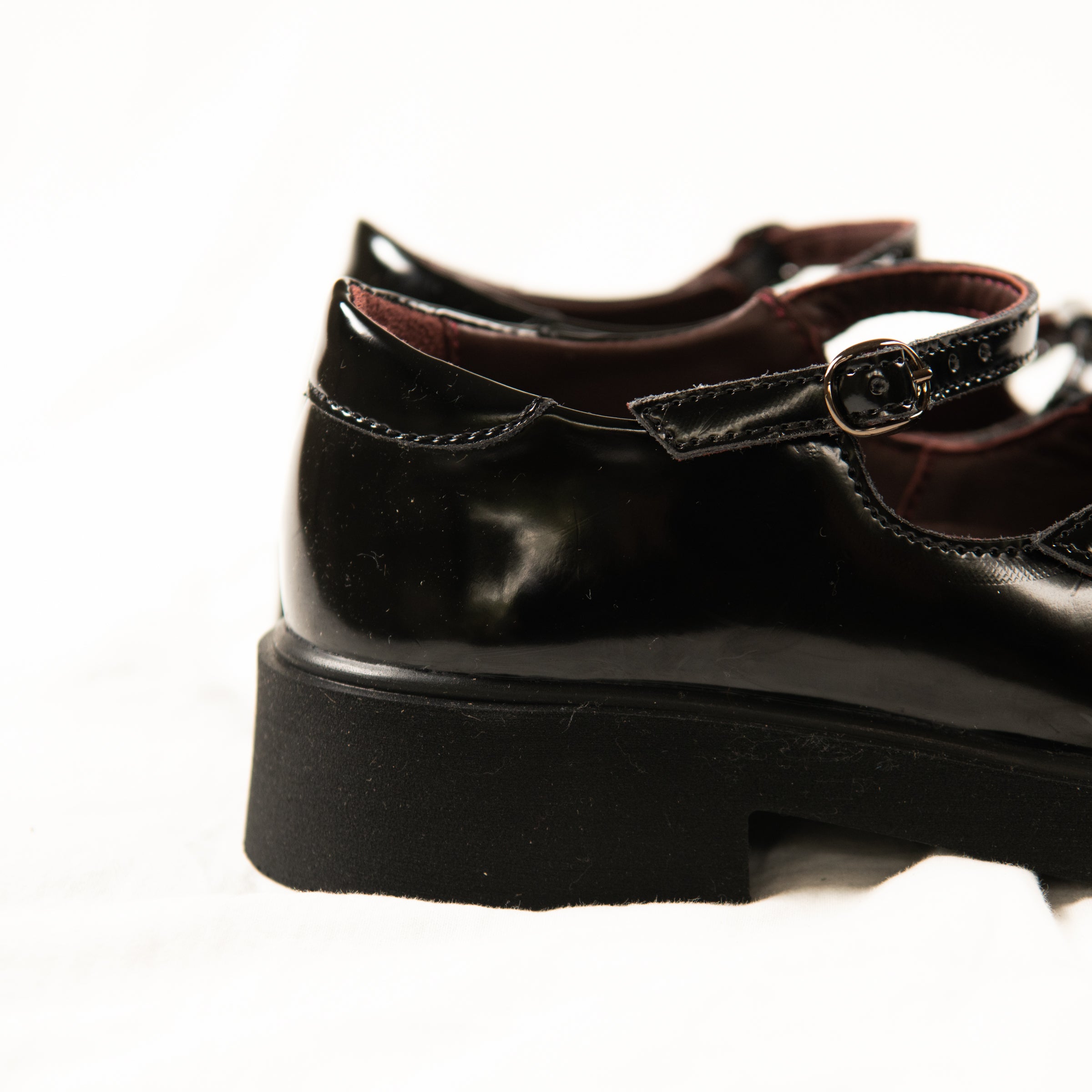 Blackout Mary Janes