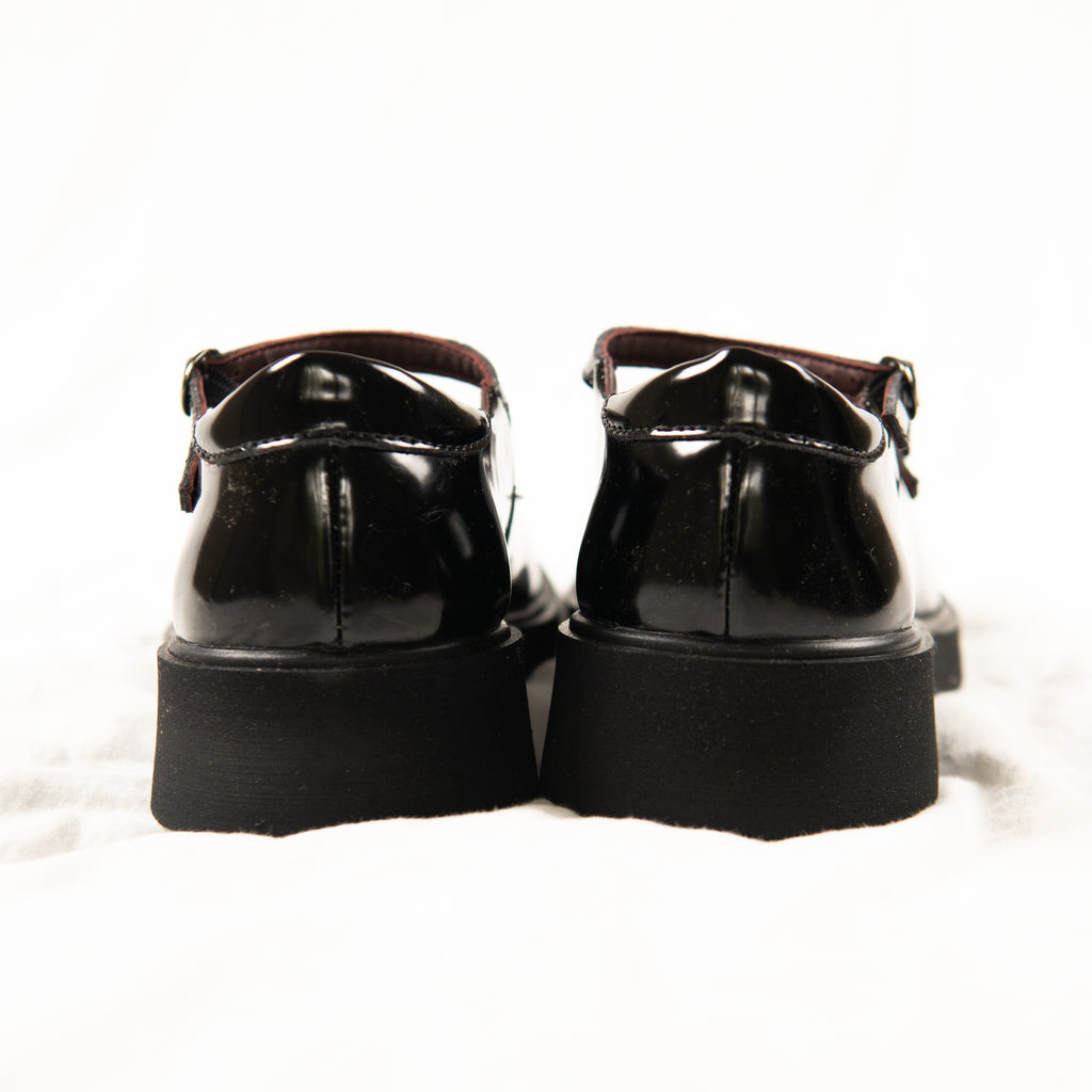 Blackout Mary Janes