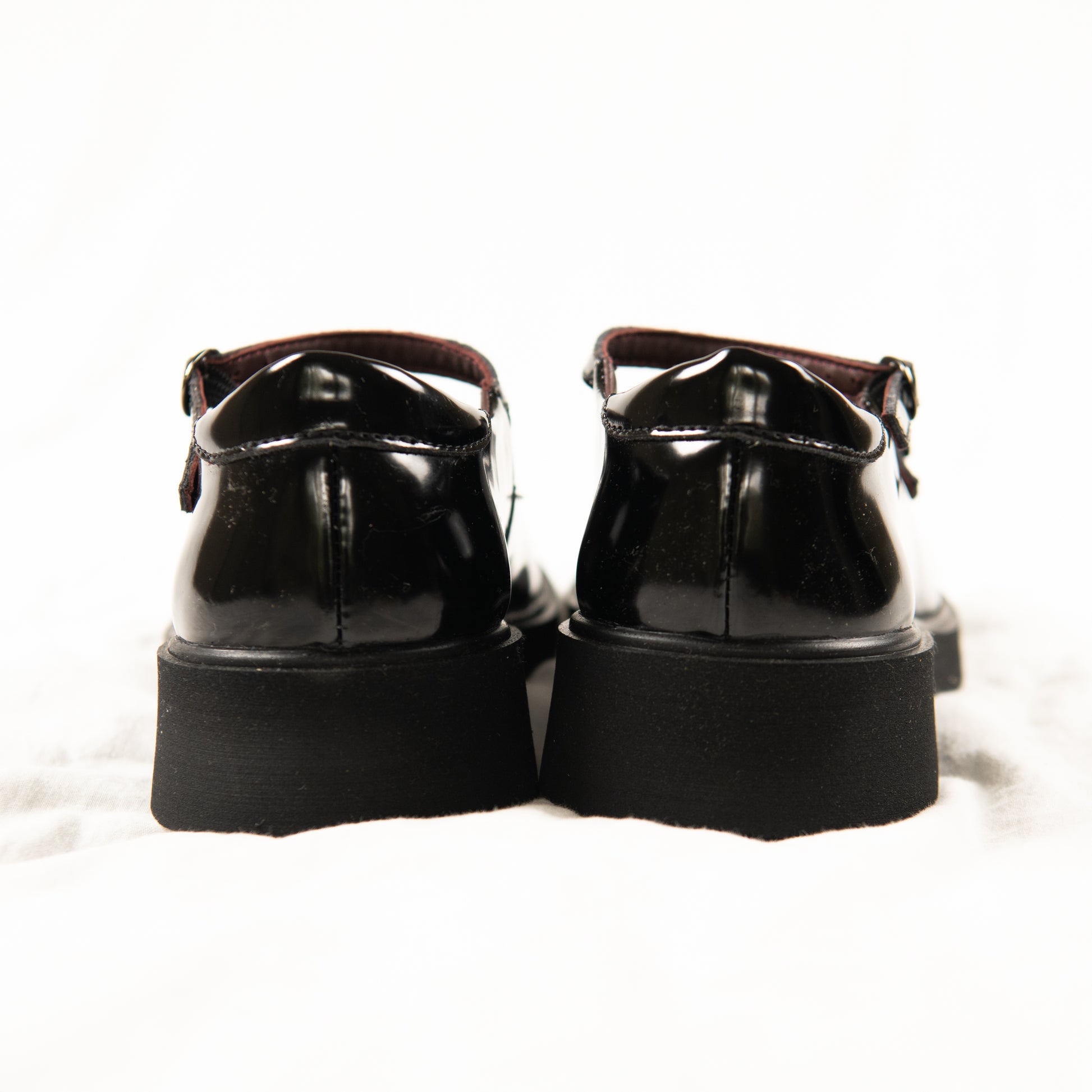 Blackout Mary Janes