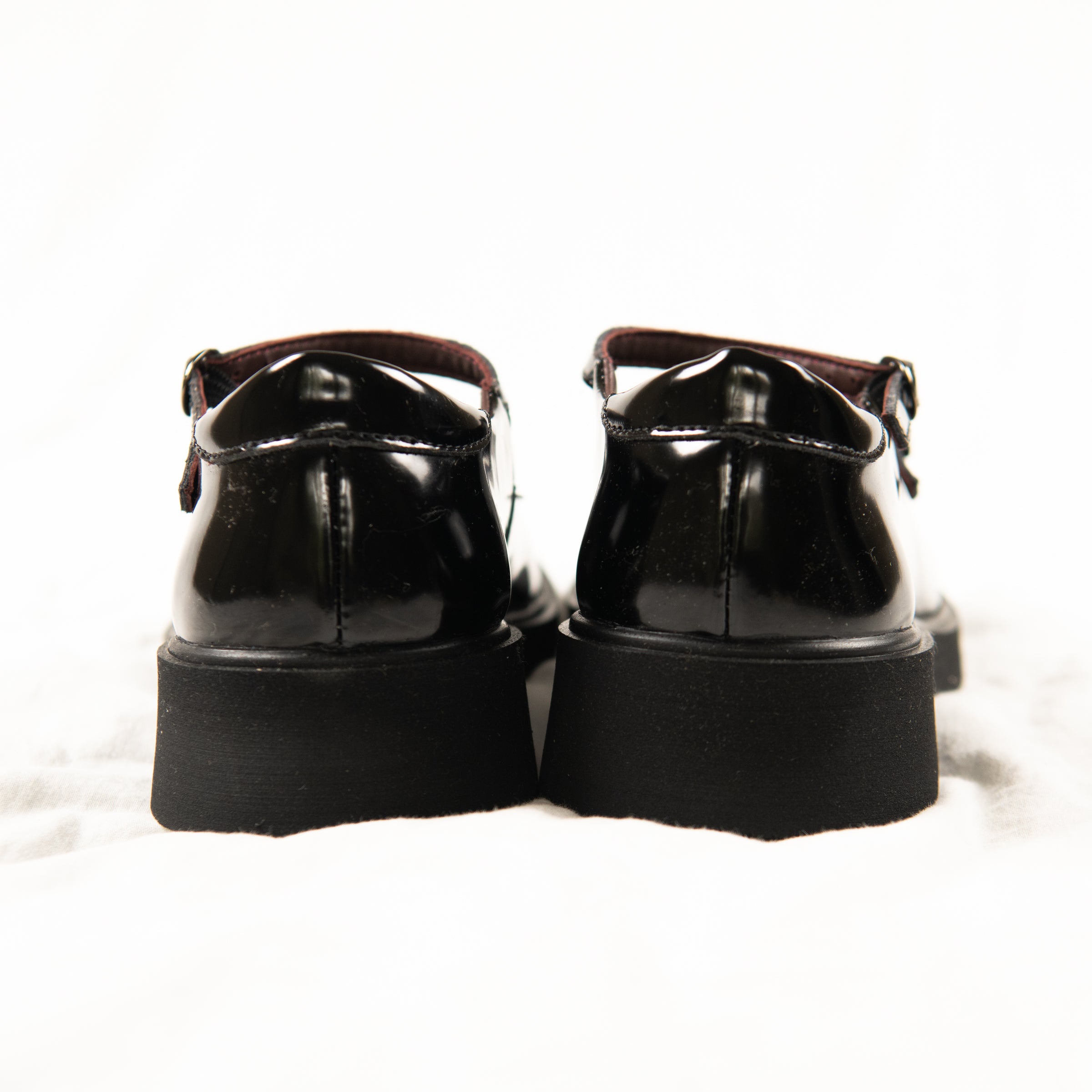 Blackout Mary Janes