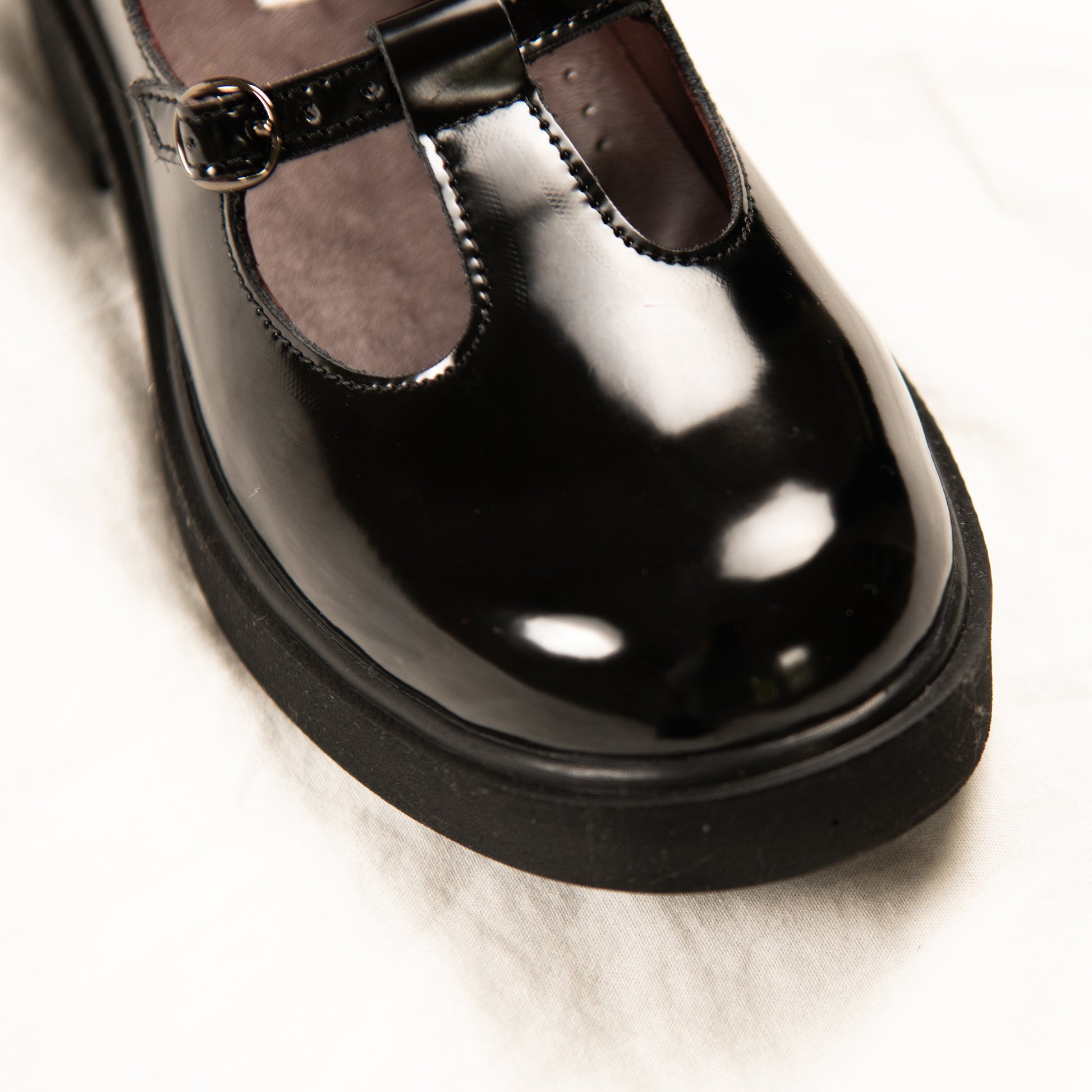 Blackout Mary Janes