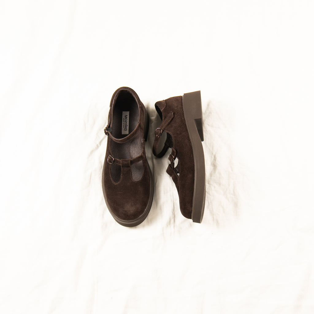 Truffle Whirl Mary Janes