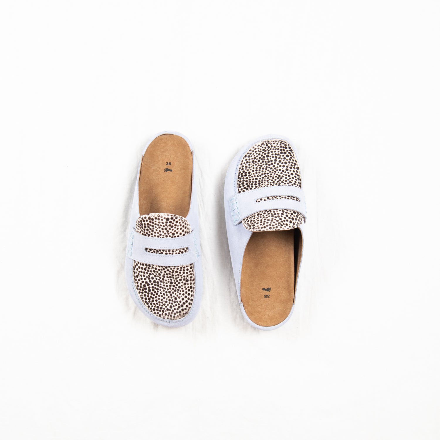 Speckled Mist Mules