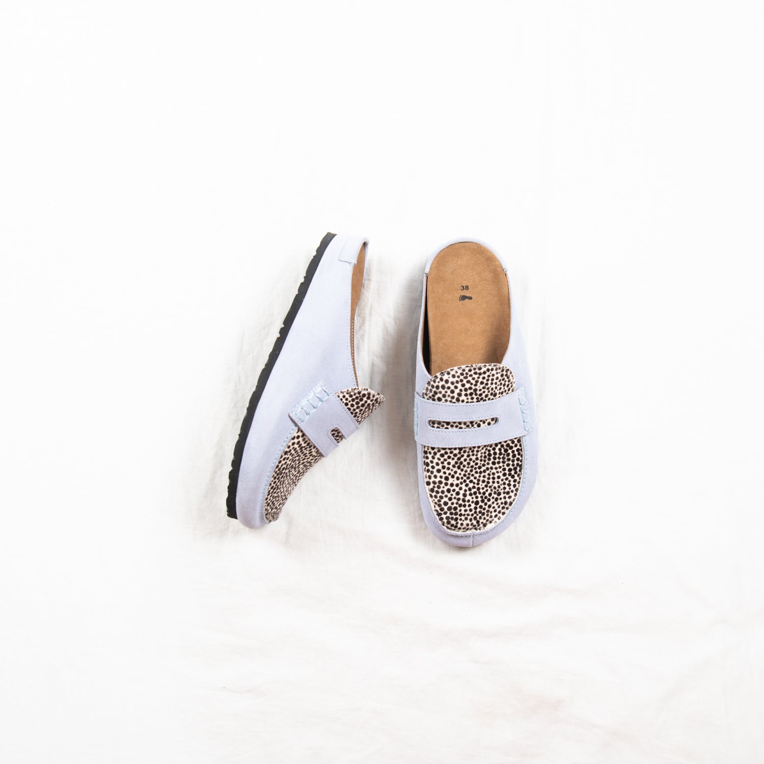 Speckled Mist Mules