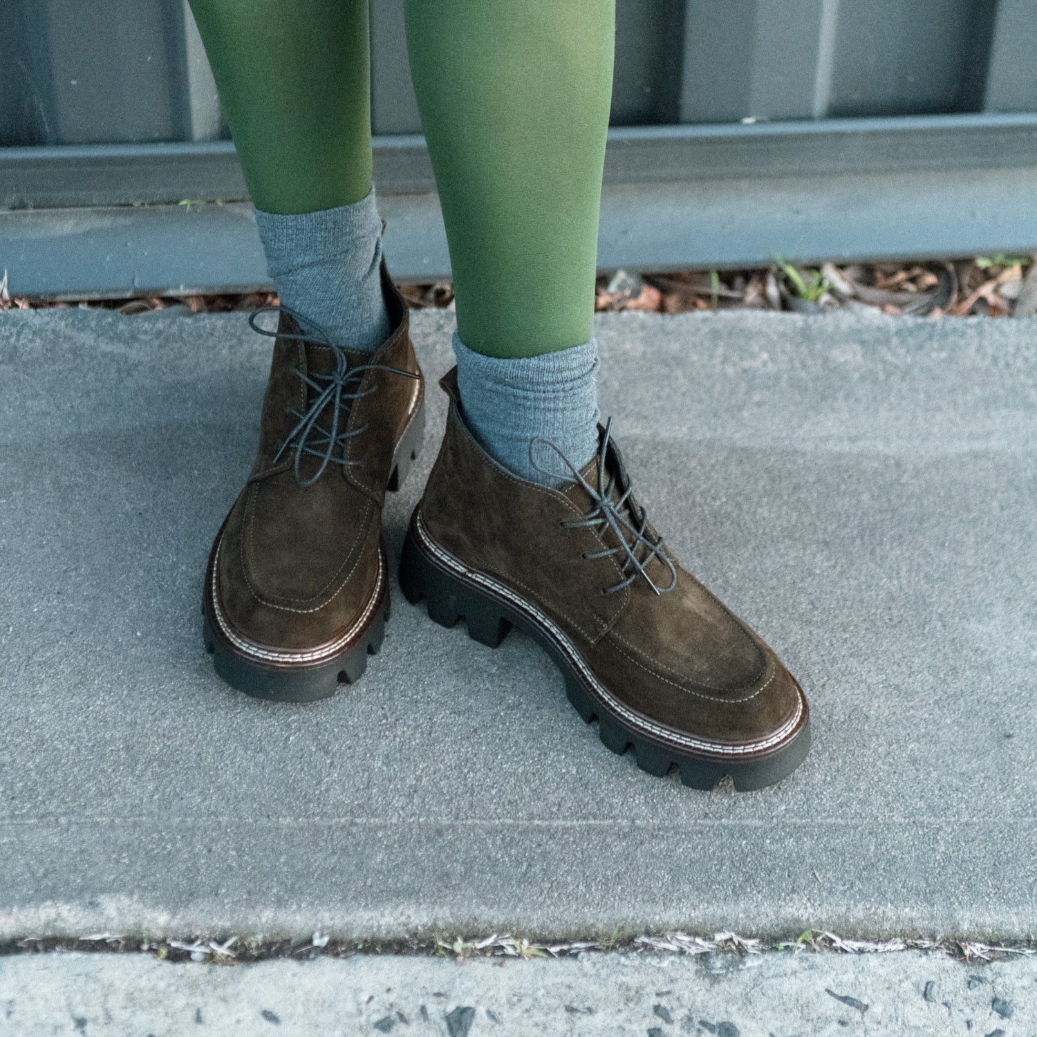 Olive Grove Lace-Ups