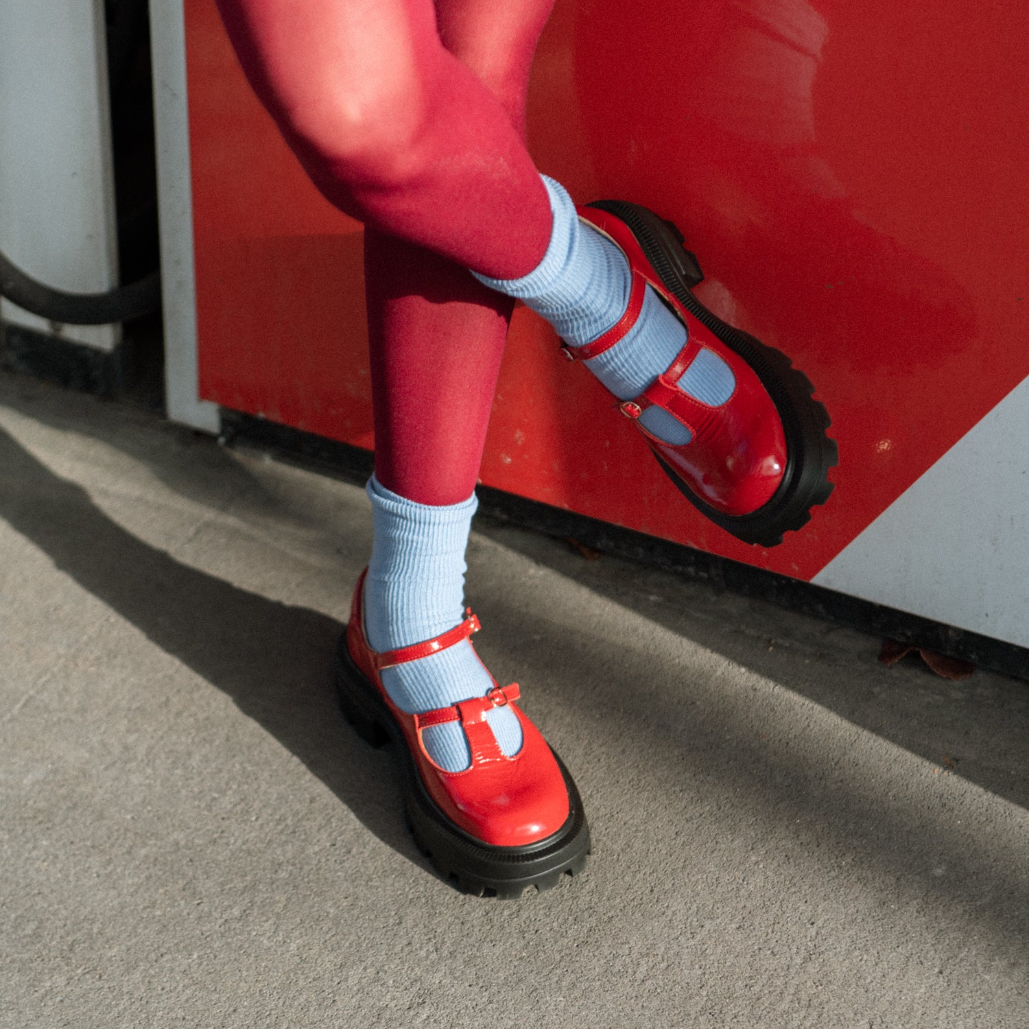Cherry Bomb Mary Janes