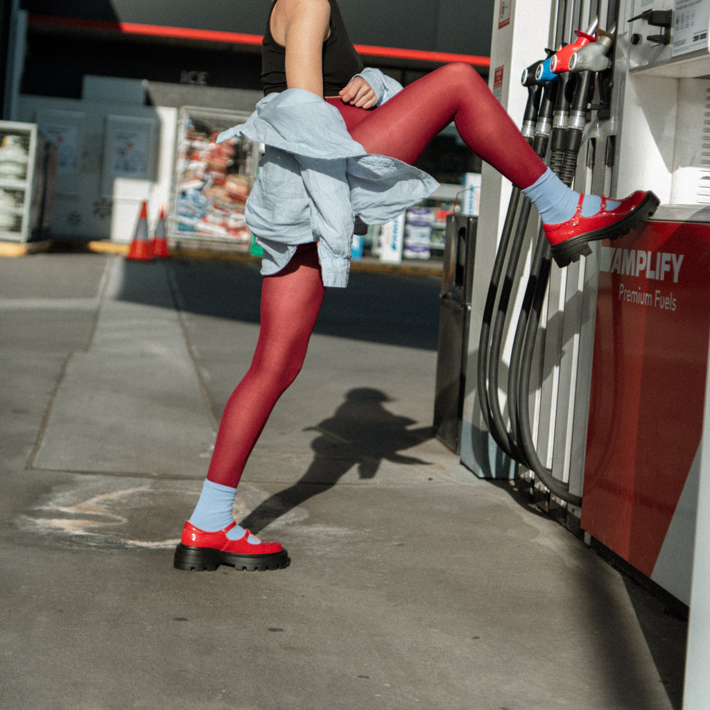 Cherry Bomb Mary Janes