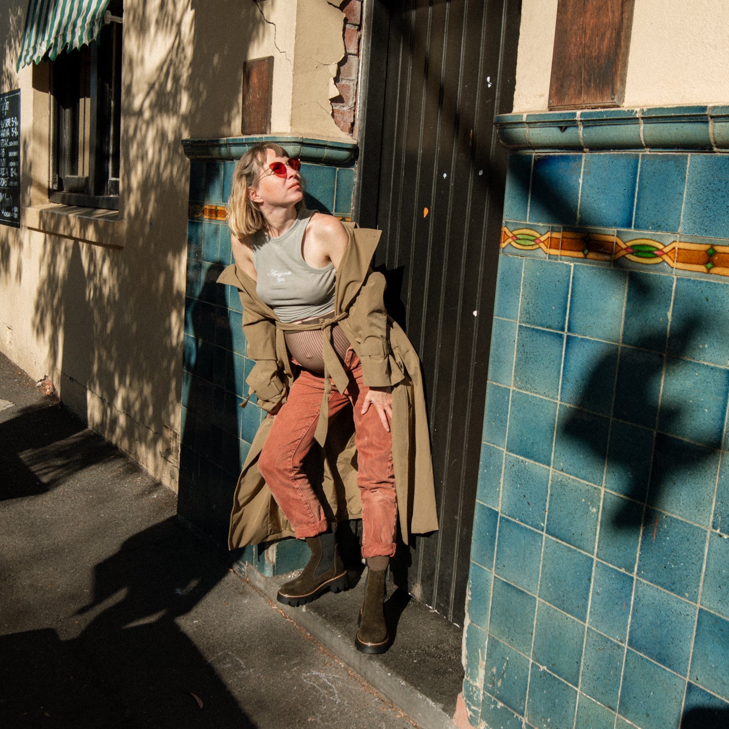 Olive Pit Chelsea Boots